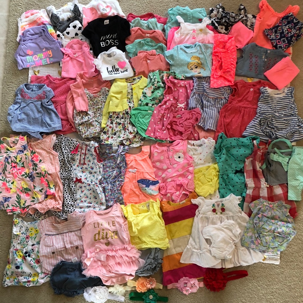 Carters baby girl bundle